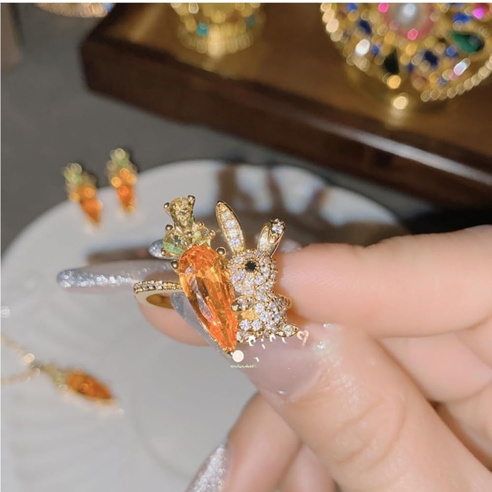 14k Rabbit Ring - Picture 4 of 5